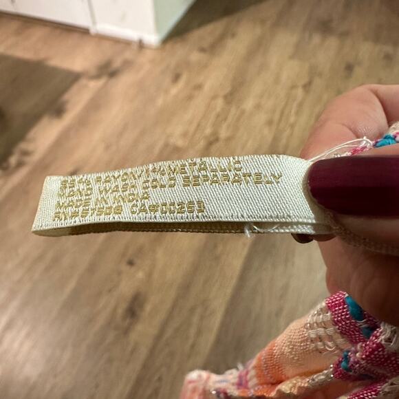 🍷Collection 18 eclectic colorful multitextured stripe circle infinity scarf - Picture 6 of 6